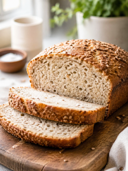 Bezlepkový chlieb z psyllia bez miesenia | RECEPTY | BEZLEPKOVÝ SVET