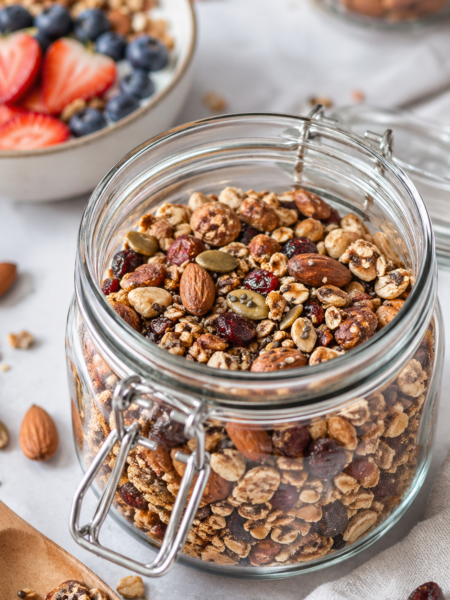 Bezlepková granola bez cukru | RECEPTY | BEZLEPKOVÝ SVET