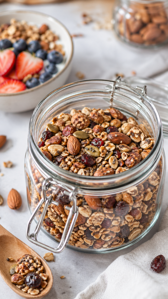 Bezlepková granola bez cukru | RECEPTY | BEZLEPKOVÝ SVET